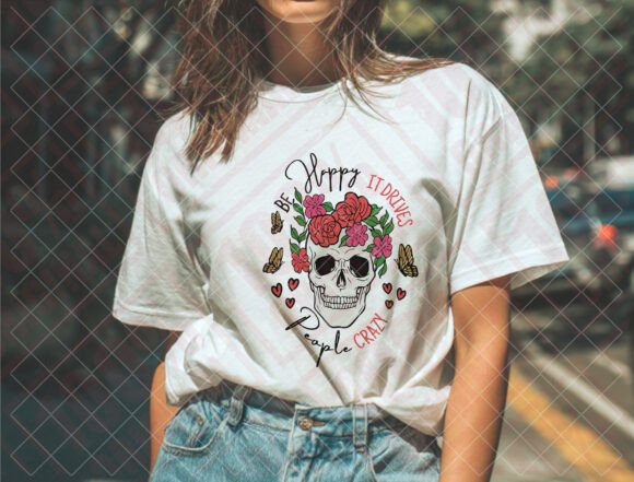 Be Happy Svg: The Edgy Floral Design Driving Modern Crafts