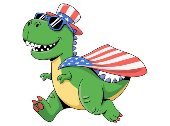 Cute USA Dinosaur Kids T-Shirt Design: More Than Just a Graphic