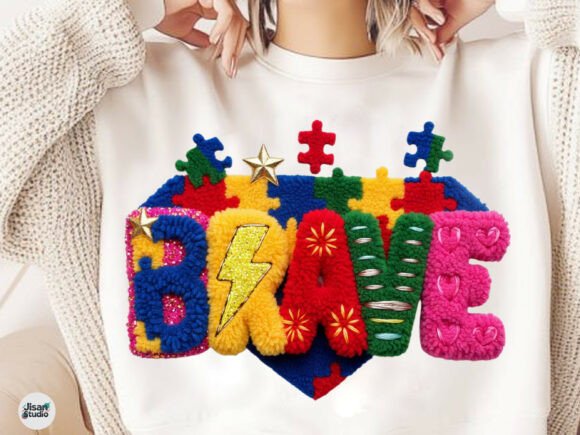 Designing with Heart: Using Autism Brave Faux Yarn Sublimation