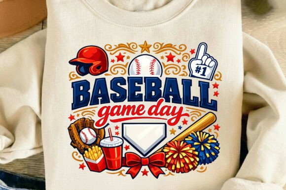 Game Day Graphics: Using Retro Cute Baseball Png