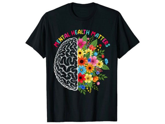 Mental Health Matters Funny T-Shirt: A Designer's Take on Wearable Wit