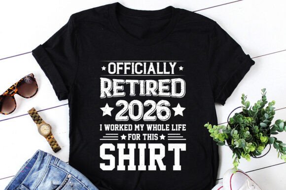 Officially Retired 2026: The Perfect Retirement Celebration Design