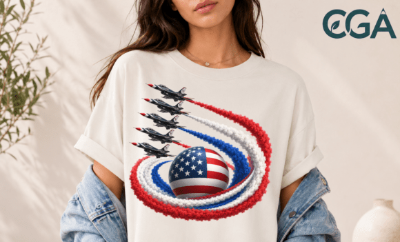 Patriotic Jet Airshow American Flag PNG: Capture Aviation Pride