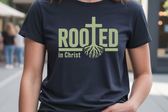Rooted in Christ Faith SVG Clip: Your Go-To for Meaningful Design