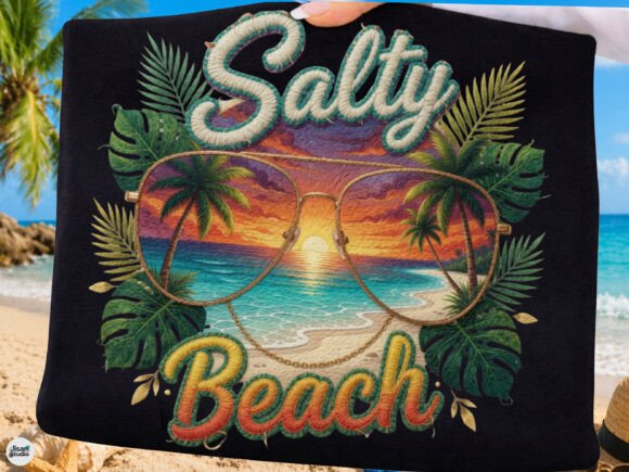 Salty Beach Sunset Summer Faux Yarn PNG: A Designer's Guide