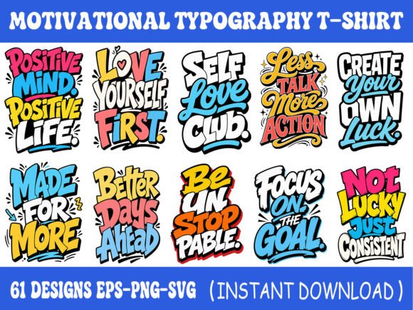 Typography Quotes T-Shirt Design Bundle: Real-World Applications